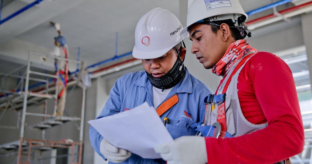 Construction quality inspection representing QA/QC engineer certification for civil engineers